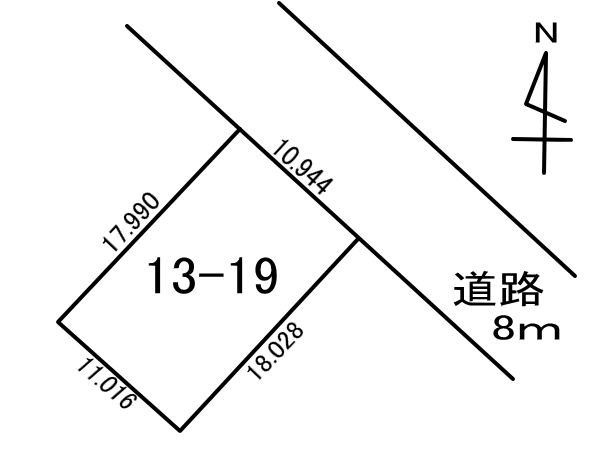 登別市新川町4丁目13-19　土地